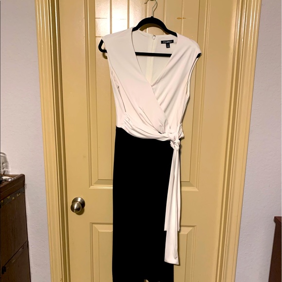 Roz & Ali Pants - Black & White Jumpsuit